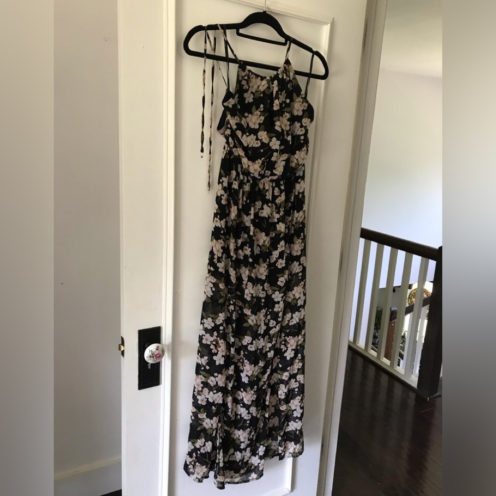 Forever21 Floral Y2K Halter Dress